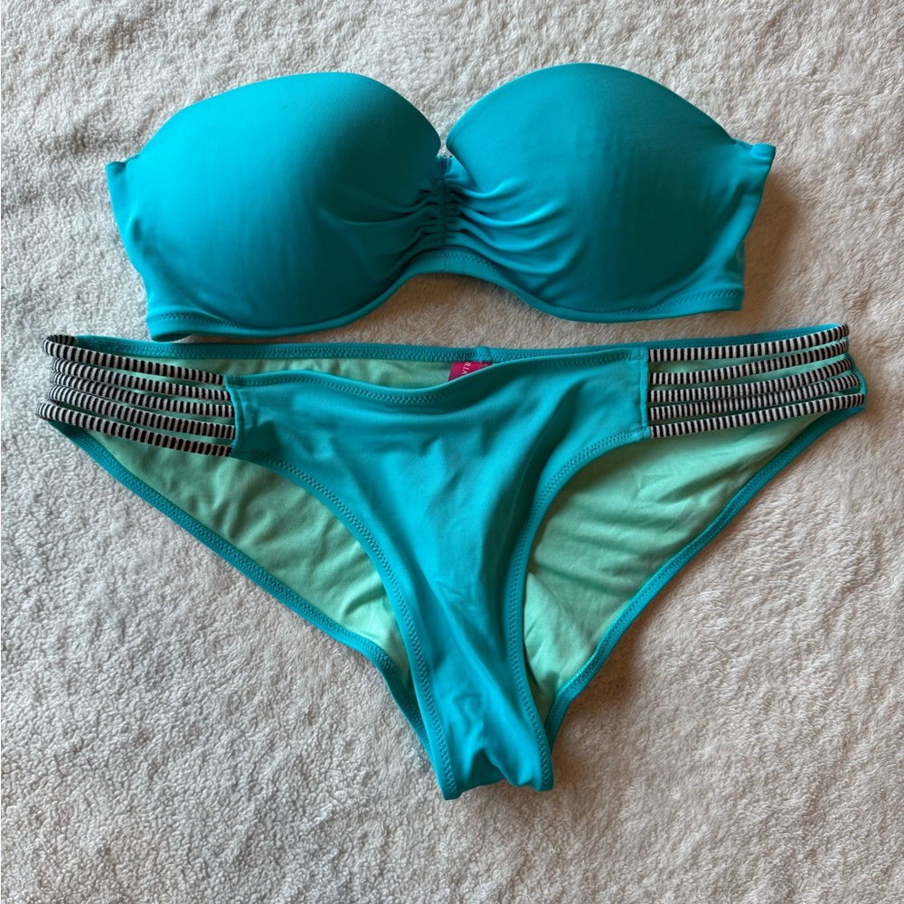 Victoria's Secret Turquoise Bikini Set